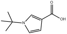 1-tert-butyl-1H-pyrrole-3-carboxylic acid Struktur