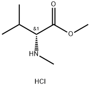 (R)-Methyl 3-methyl-2-(methylamino)butanoate hydrochloride Struktur