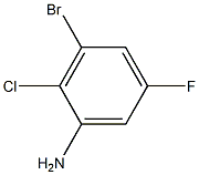 3-bromo-2-chloro-5-fluoroaniline Struktur