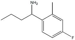 1-(4-FLUORO-2-METHYLPHENYL)BUTAN-1-AMINE Struktur