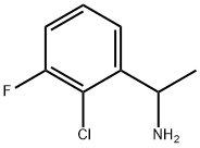 1-(2-CHLORO-3-FLUOROPHENYL)ETHANAMINE Struktur