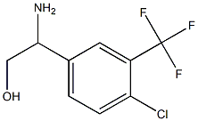 2-AMINO-2-[4-CHLORO-3-(TRIFLUOROMETHYL)PHENYL]ETHAN-1-OL Struktur