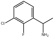 1-(3-CHLORO-2-FLUOROPHENYL)ETHAN-1-AMINE Struktur