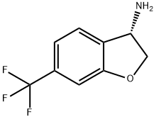 (3S)-6-(TRIFLUOROMETHYL)-2,3-DIHYDROBENZO[B]FURAN-3-YLAMINE Struktur