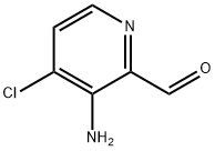 3-amino-4-chloropicolinaldehyde Struktur