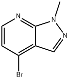 4-bromo-1-methyl-1H-pyrazolo[3,4-b]pyridine Struktur