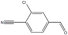 2-chloro-4-formylbenzonitrile Struktur