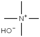 Tetramethylammonium hydroxide Struktur