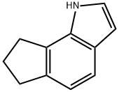 7,8-Dihydro-6H-cyclopenta[g]indole Struktur