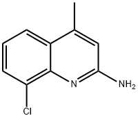 8-Chloro-4-methyl-2-quinolinamine Struktur