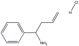 1-Phenylbut-3-en-1-amine hydrochloride Struktur