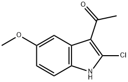 1-(2-Chloro-5-methoxy-1H-indol-3-yl)-ethanone Struktur