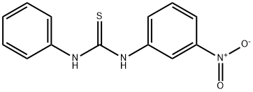 1-(3-NITROPHENYL)-3-PHENYL-2-THIOUREA Struktur