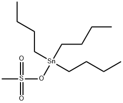 tributylstannyl methanesulfonate Struktur