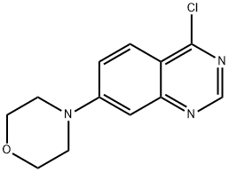 4-chloro-7-morpholinoquinazoline Struktur