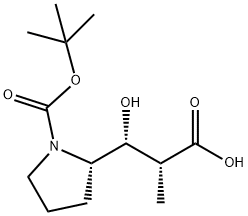 (2R,3R)-3-((S)-1-(tert-butoxycarbonyl)pyrrolidin-2-yl)-3-hydroxy-2-methylpropanoic acid