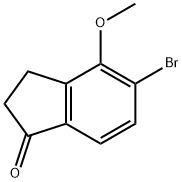 5-Bromo-4-methoxy-indan-1-one Struktur