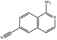 1-aminoisoquinoline-6-carbonitrile Struktur