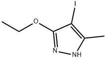 3-Ethoxy-4-iodo-5-methyl-1H-pyrazole Struktur