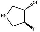 3-Pyrrolidinol, 4-fluoro-, (3S,4S)- Struktur