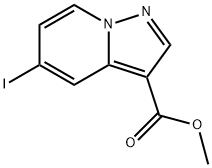 Methyl 5-iodopyrazolo[1,5-a]pyridine-3-carboxylate Struktur