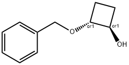 trans-2-(benzyloxy)cyclobutanol Struktur