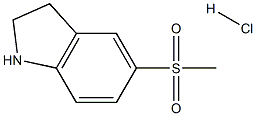 5-(Methylsulfonyl)-Indoline Hydrochloride Struktur