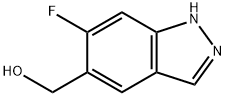 (6-fluoro-1H-indazol-5-yl)methanol Struktur