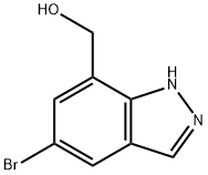 (1H-Indazol-7-yl)-methanol Struktur