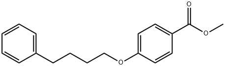 methyl 4-(4-Phenylbutoxy)benzoate Struktur