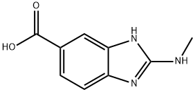 2-(Methylamino)-1H-benzo[d]imidazole-5-carboxylic acid Struktur