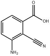 3-amino-2-cyano-benzoic acid Struktur