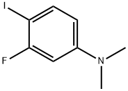 3-Fluoro-4-iodo-N,N-dimethylbenzenamine Struktur