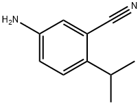 5-amino-2-isopropylbenzonitrile Struktur