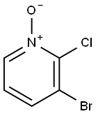 3-Bromo-2-chloro-pyridine 1-oxide Struktur