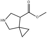 5-Aza-spiro[2.4]heptane-7-carboxylic acid methyl ester Struktur