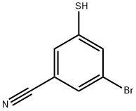 3-Bromo-5-mercapto-benzonitrile Struktur