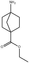 4-amino-Bicyclo[2.2.1]heptane-1-carboxylic acid ethyl ester Struktur