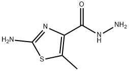 2-Amino-5-methylthiazole-4-carbohydrazide Struktur