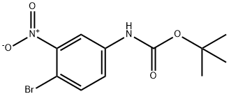 tert-Butyl (4-bromo-3-nitrophenyl)carbamate Struktur