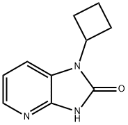 1-cyclobutyl-1H,2H,3H-imidazo[4,5-b]pyridin-2-one Struktur