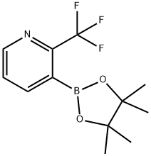 2-Trifluoromethyl-pyridine-3-boronic acid pinacol ester Struktur