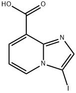 3-Iodo-imidazo[1,2-a]pyridine-8-carboxylic acid Struktur