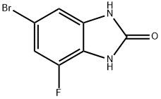 6-bromo-4-fluoro-2,3-dihydro-1H-1,3-benzodiazol-2-one Struktur