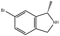 (S)-6-Bromo-1-methyl-2,3-dihydro-1H-isoindole Struktur