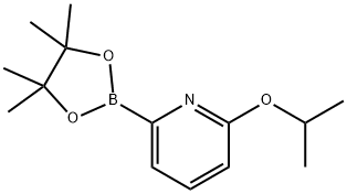 2-isopropoxy-6-(4,4,5,5-tetramethyl-1,3,2-dioxaborolan-2-yl)pyridine Struktur