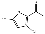 1-(5-Bromo-3-chlorothiophen-2-yl)ethanone Struktur