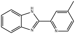 4-Methyl-2-(2-benzimidazolyl)pyridine Struktur