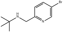 2-Pyridinemethanamine, 5-bromo-N-(1,1-dimethylethyl)- Struktur