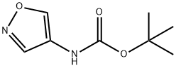 Isoxazol-4-yl-carbamic acid tert-butyl ester Struktur